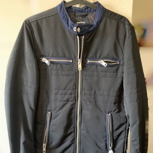 Diesel blue and black jacket